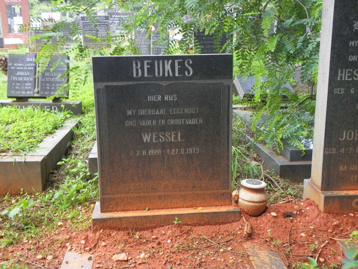 BEUKES Wessel 1920-1975