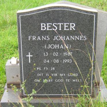 BESTER Frans Johannes 1967-1993