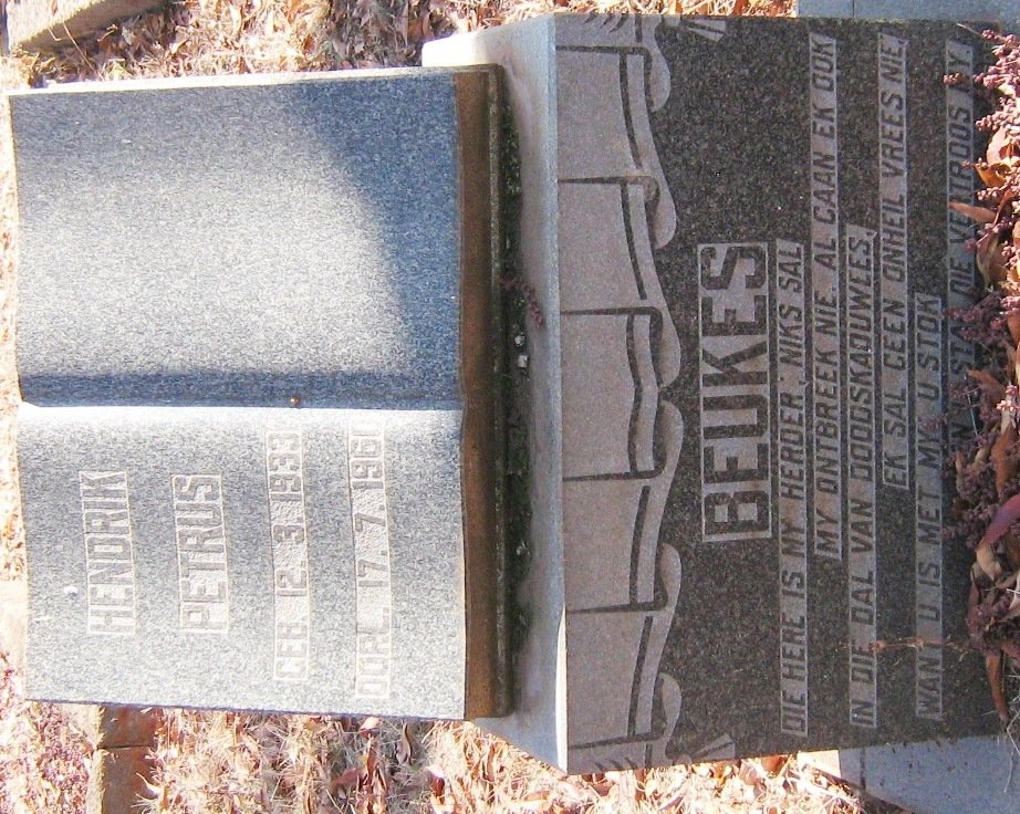 BEUKES Hendrik Petrus 1933-1960