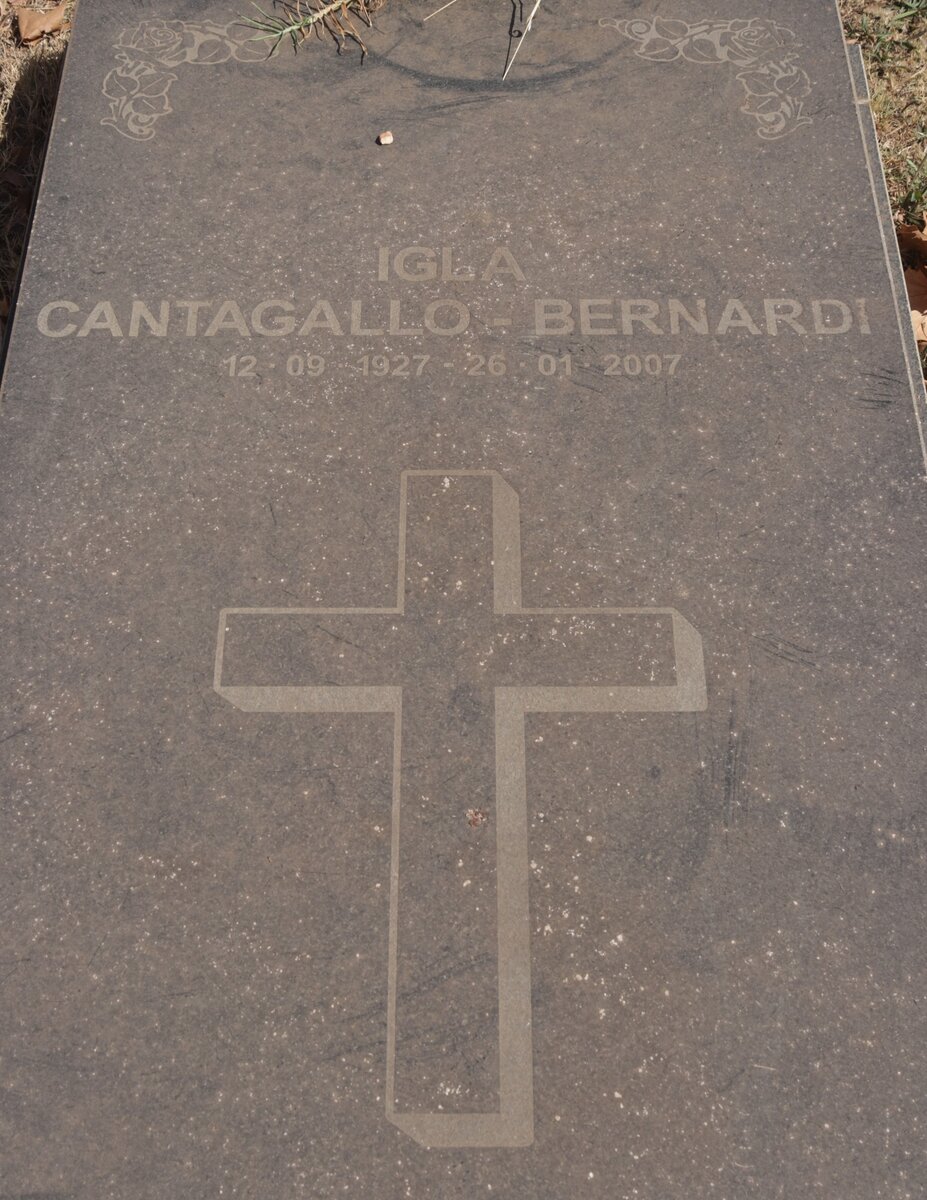 BERNARDI Igla Cantagallo 1927-2007