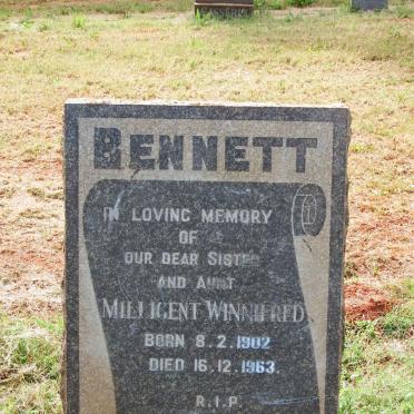 BENNETT Millicent Winnifred 1902-1963