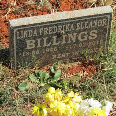 BILLINGS Linda Fredrika Eleanor 1946-2019