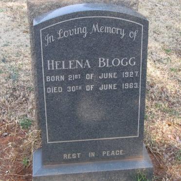 BLOGG Helena 1927-1963