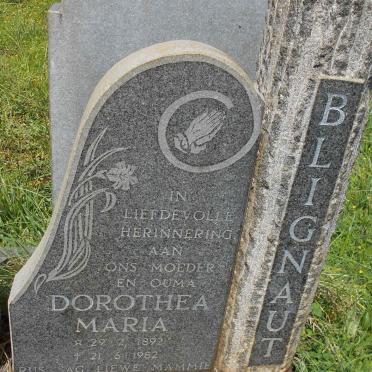 BLIGNAUT Dorothea Maria 1892-1982