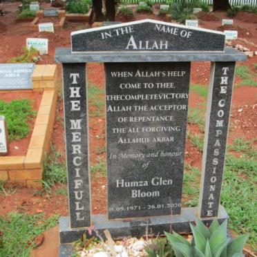 BLOOM Humza Glen 1971-2020