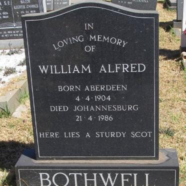 BOTHWELL William Alfred 1904-1986