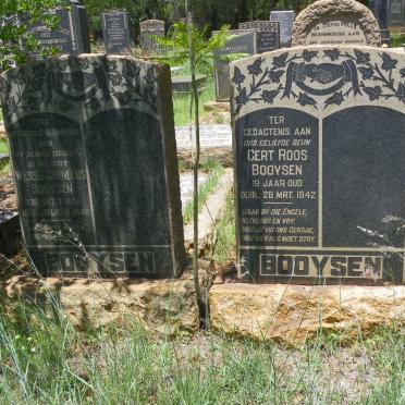 BOOYSEN Wessel Cornelius 1886-1948 :: BOOYSEN Gert Roos -1942