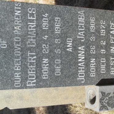 BOWER Robert Charles 1904-1969 &amp; Johanna Jacoba 1906-1972