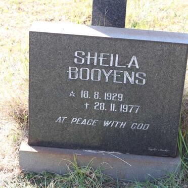 BOOYENS Sheila  1929-1977