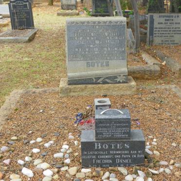 BOTES Frederik Daniel 1879-1942 &amp; Catherine Phillipina FLEISCHER 1885-1976