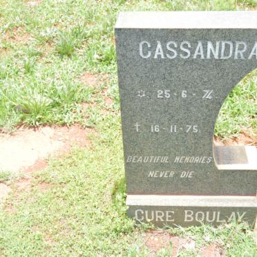 BOULAY Cassandra, CURE 1974-1975