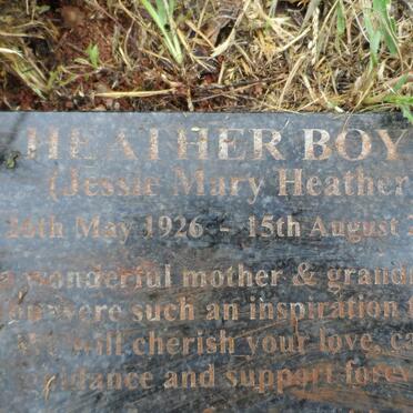 BOYD Jessie Mary Heather 1926-2011