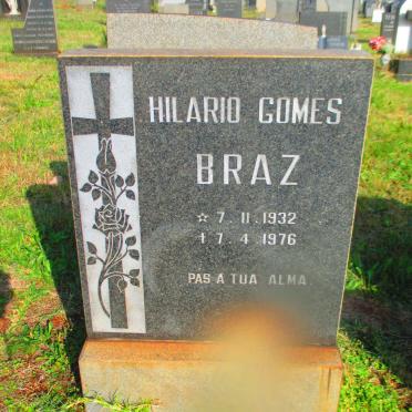 BRAZ Hilario Gomes 1932-1976