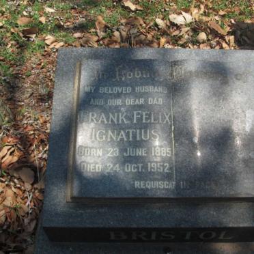 BRISTOL Frank Felix Ignatius 1885-1952