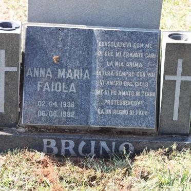 BRUNO Anna Maria Faiola 1936-1992