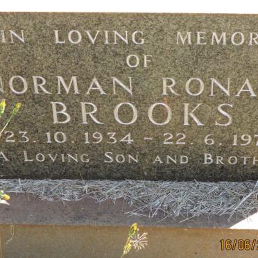 BROOKS Norman Ronald 1934-1973