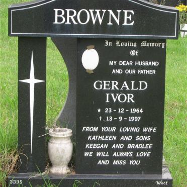 BROWNE Gerald Ivor 1964-1997