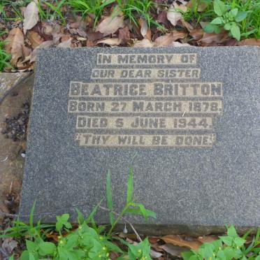 BRITTON Beatrice 1878-1944