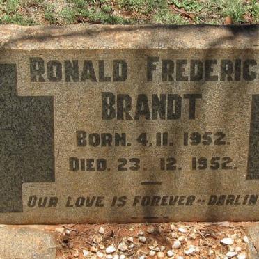 BRANDT Ronald Frederick 1952-1952