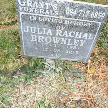 BROWNLEY Julia Rachal 1953-2015