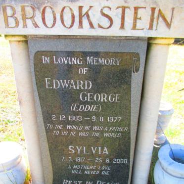 BROOKSTEIN Edward George 1903-1977 &amp; Sylvia 1917-2000