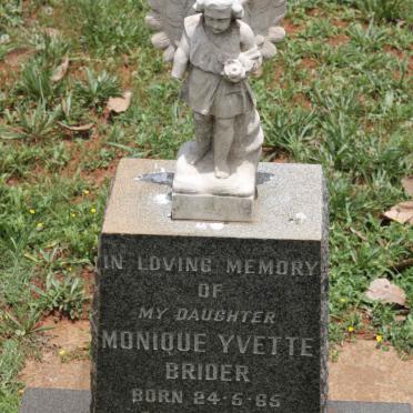 BRIDER Monique Yvette 1965-1967