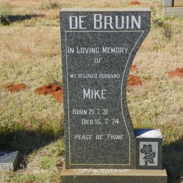 BRUIN Mike, de 1931-1974