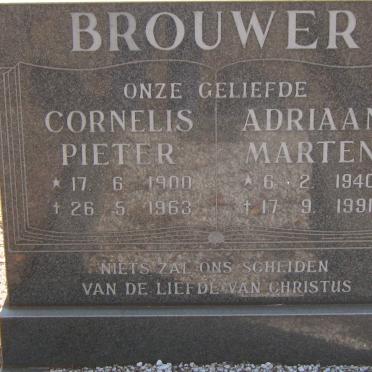 BROUWER Cornelis Pieter 1900-1963 :: BROUWER Adriaan Marten 1940-1991