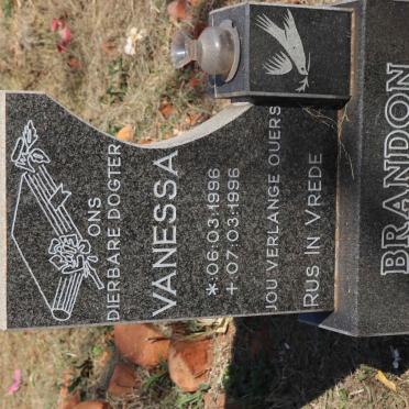 BRANDON Vanessa 1996-1996