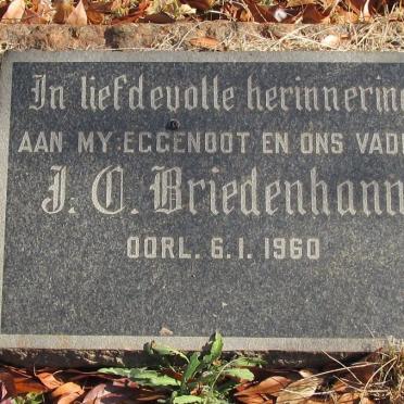 BRIEDENHANN J.C. -1960