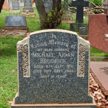 BRODRICK Michael Aiden 1891-1949