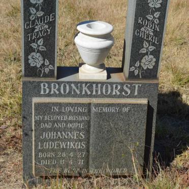 BRONKHORST Johannes Ludewikus 1927-1971