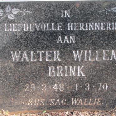 BRINK Walter Willem 1948-1970