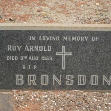 BRONSDON Roy Arnold -1959