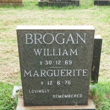 BROGAN William -1969 &amp; Marguerite -1976