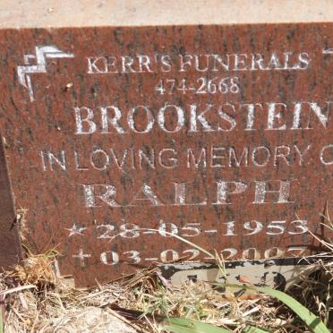 BROOKSTEIN Ralph 1953-2007