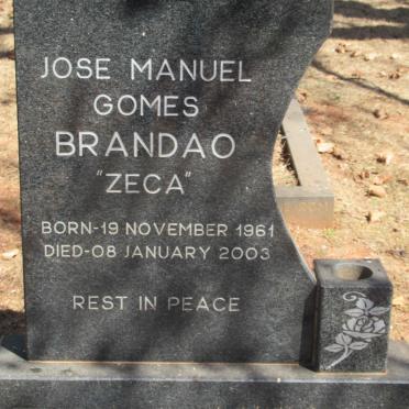 BRANDAO Jose Manuel Gomes 1961-2003