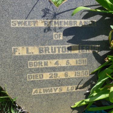 BRUTON F.L. 1911-1950