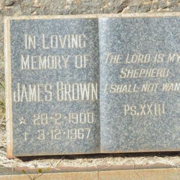 BROWN James 1900-1967
