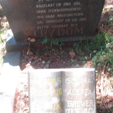 BRUWER Susara Aletta 1923-1997 :: STRYDOM ?