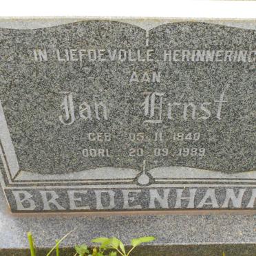 BREDENHANN Jan Ernst 1940-1989