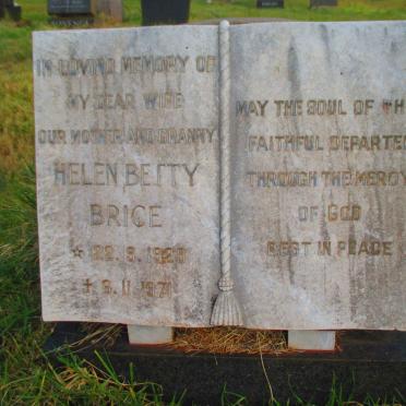 BRICE Helen Betty 1929-1971
