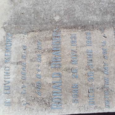 BRANDERS Ronald 1931-1956