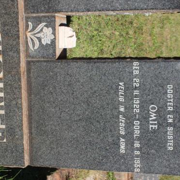 BUCHNER Omie 1922-1958