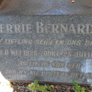 BURGER Berrie Bernardus 1936-1961