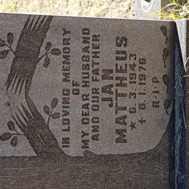 BURGER Jan Mattheus 1943-1976