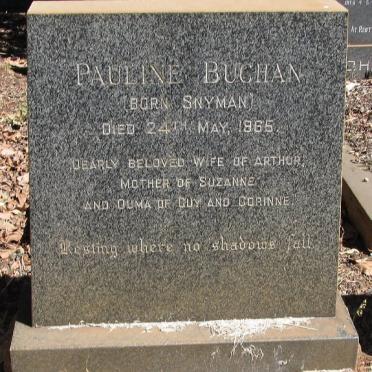 BUCHAN Pauline nee SNYMAN -1965
