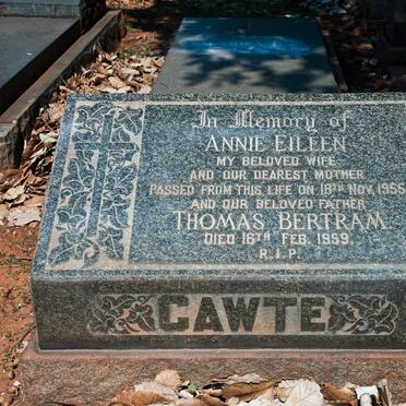 CAWTE Thomas Bertram -1959 &amp; Annie Eileen -1955