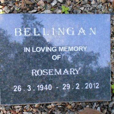 BELLINGAN Rosemary 1940-2012