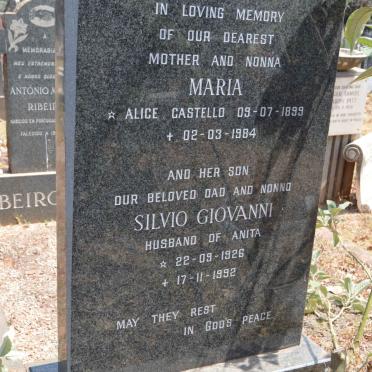 CERQUEIRO Miguel 1885-1978 &amp; Maria Alice CASTELLO 1899-1984